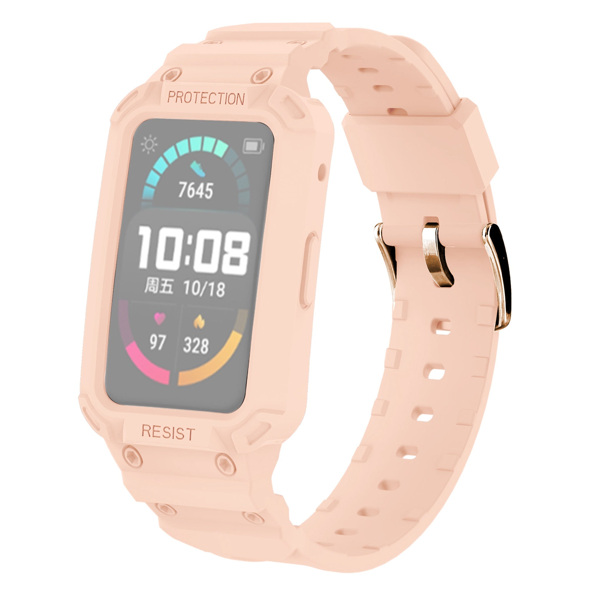 For Huawei Watch Fit Honor Watch ES Soft TPU Watch Band Adjustable Wrist Strap Replacement + Watch Case For Huawei Watch Fit Honor Watch ES Soft TPU Watch Band Adjustable Wrist Strap Replacement + Watch Case